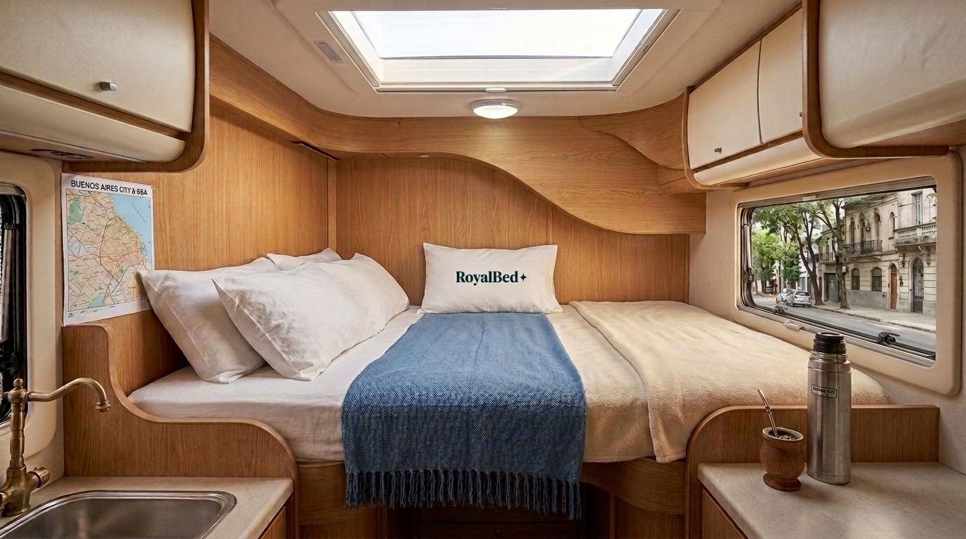 Colchones a medida: soluciones para motorhomes, casas rodantes y espacios pequeños